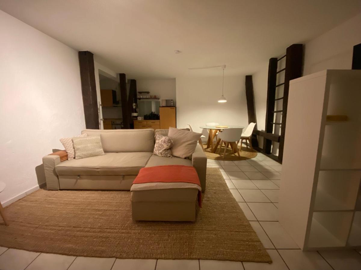 Denkmalschutz - Zentral - Haustiere - Messe Apartment นอยส์ ภายนอก รูปภาพ